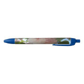Dubbelbloeiende Cherry Tree I Spring Floral Blauwe Inkt Pen (Bodem)