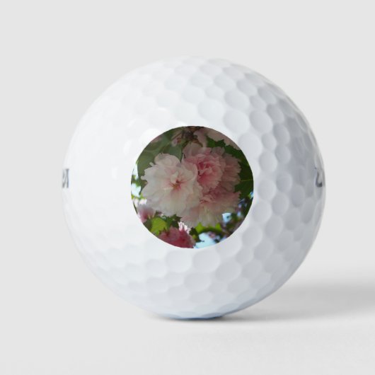 Dubbelbloeiende Cherry Tree I Spring Floral Golfballen (Voorkant)