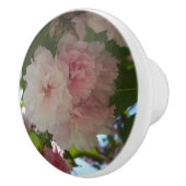 Dubbelbloeiende Cherry Tree I Spring Floral Keramische Knop (Rechts)
