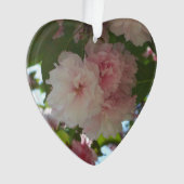 Dubbelbloeiende Cherry Tree I Spring Floral Ornament (voorkant)