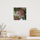 Dubbelbloeiende Cherry Tree I Spring Floral Poster (Keuken)