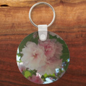 Dubbelbloeiende Cherry Tree I Spring Floral Sleutelhanger (Voorkant)
