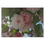 Dubbelbloeiende Cherry Tree I Spring Floral Snijplank (Voorkant)