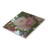 Dubbelbloeiende Cherry Tree I Spring Floral Tegeltje (Zijkant)