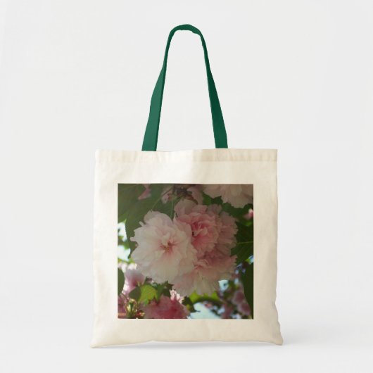 Dubbelbloeiende Cherry Tree I Spring Floral Tote Bag (Voorkant)