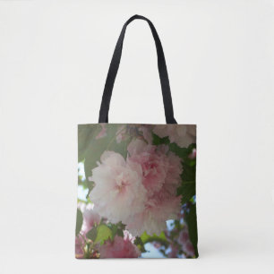 Dubbelbloeiende Cherry Tree I Spring Floral Tote Bag