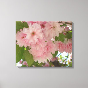 Dubbelbloeiende Cherry Tree II Spring Floral Canvas Afdruk