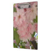 Dubbelbloeiende Cherry Tree II Spring Floral Klembord (Links)