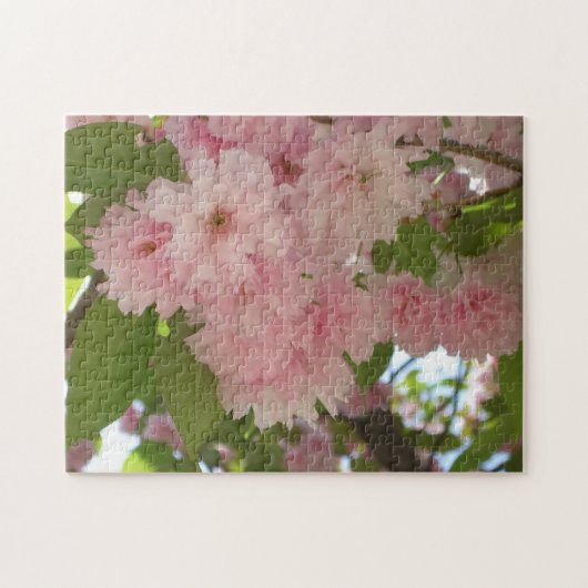 Dubbelbloeiende Cherry Tree II Spring Floral Legpuzzel (Horizontaal)