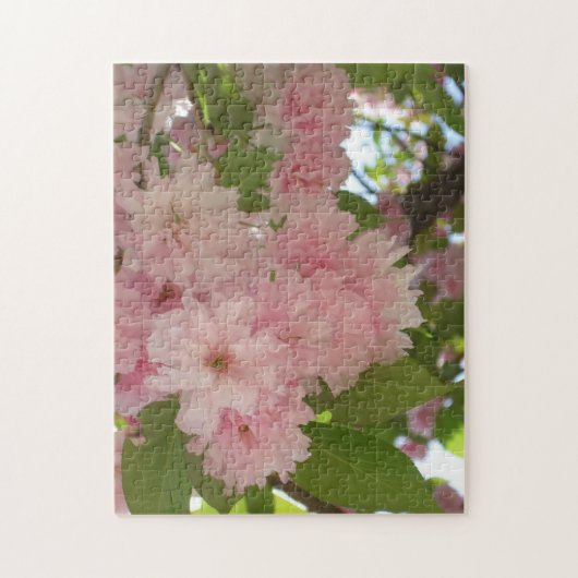 Dubbelbloeiende Cherry Tree II Spring Floral Legpuzzel (Verticaal)