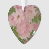 Dubbelbloeiende Cherry Tree II Spring Floral Ornament (voorkant)