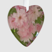 Dubbelbloeiende Cherry Tree II Spring Floral Ornament (voorkant)
