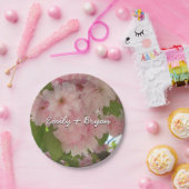 Dubbelbloeiende Cherry Tree II Spring Floral Papieren Bordje (Feest)