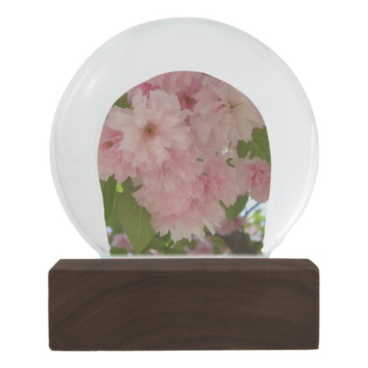 Dubbelbloeiende Cherry Tree II Spring Floral Sneeuwbol (Achterkant)