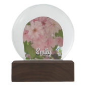 Dubbelbloeiende Cherry Tree II Spring Floral Sneeuwbol (Voorkant)