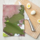 Dubbelbloeiende Cherry Tree II Spring Floral Theedoek (Quarter Fold)