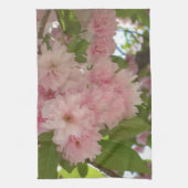 Dubbelbloeiende Cherry Tree II Spring Floral Theedoek (Verticaal)