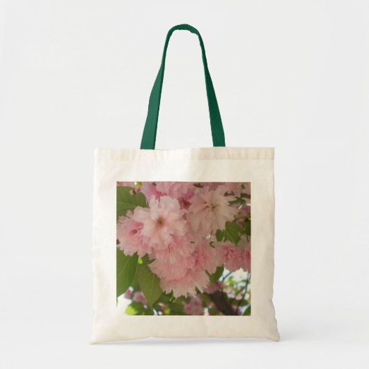 Dubbelbloeiende Cherry Tree II Spring Floral Tote Bag (Voorkant)