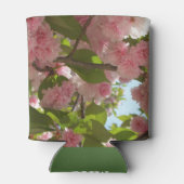 Dubbelbloeiende Cherry Tree III Spring Floral Blikjeskoeler (Achterkant)