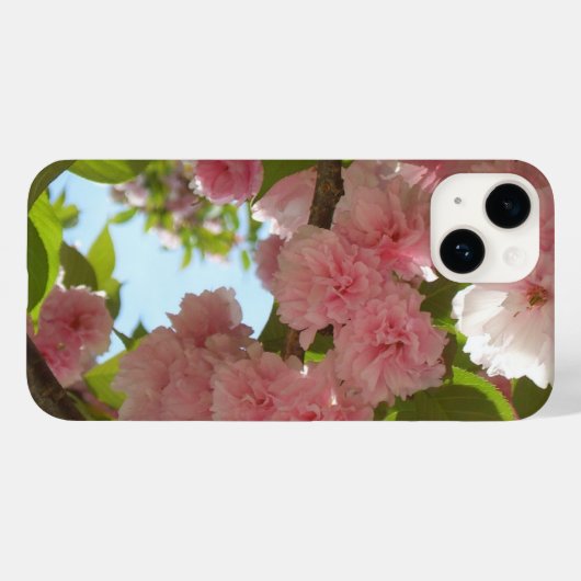 Dubbelbloeiende Cherry Tree III Spring Floral Case-Mate iPhone Case (Achterkant (horizontaal))