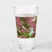 Dubbelbloeiende Cherry Tree III Spring Floral Glas (Achterkant)