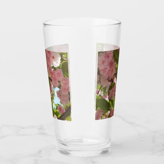 Dubbelbloeiende Cherry Tree III Spring Floral Glas (Rechts)