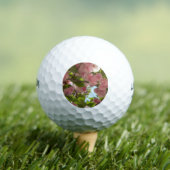 Dubbelbloeiende Cherry Tree III Spring Floral Golfballen (Insitu Shirt)