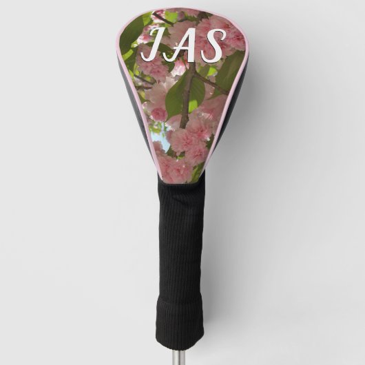 Dubbelbloeiende Cherry Tree III Spring Floral Golfheadcover (Voorkant)