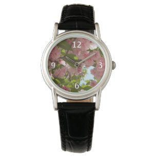Dubbelbloeiende Cherry Tree III Spring Floral Horloge