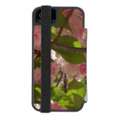 Dubbelbloeiende Cherry Tree III Spring Floral Incipio iPhone Portemonnee Hoesje (Agenda Achterkant)