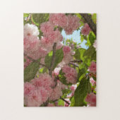 Dubbelbloeiende Cherry Tree III Spring Floral Legpuzzel (Verticaal)