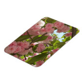 Dubbelbloeiende Cherry Tree III Spring Floral Magneet (Linkerzijde)
