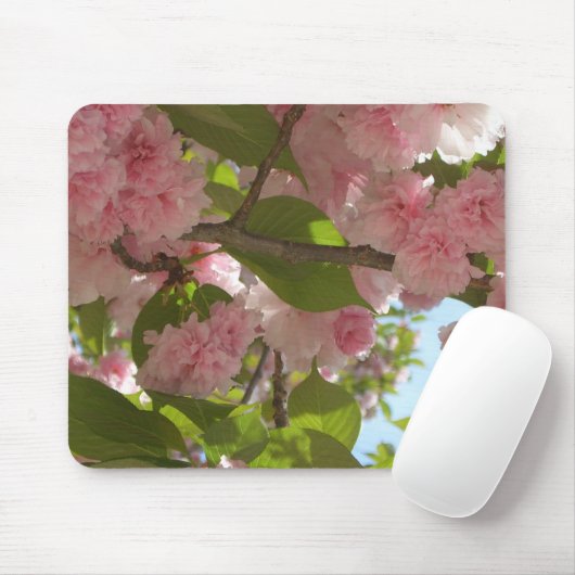 Dubbelbloeiende Cherry Tree III Spring Floral Muismat (Met muis)