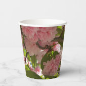 Dubbelbloeiende Cherry Tree III Spring Floral Papieren Bekers (Voorkant)