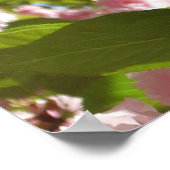 Dubbelbloeiende Cherry Tree III Spring Floral Poster (Hoek)