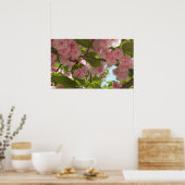 Dubbelbloeiende Cherry Tree III Spring Floral Poster (Keuken)