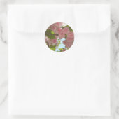 Dubbelbloeiende Cherry Tree III Spring Floral Ronde Sticker (Tas)