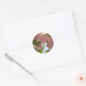 Dubbelbloeiende Cherry Tree III Spring Floral Ronde Sticker (Envelop)