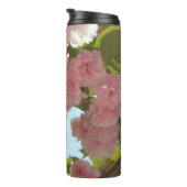 Dubbelbloeiende Cherry Tree III Spring Floral Thermosbeker (Geroteerd rechts)