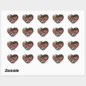 Dubbelbloeiende Cherry Tree IV Spring Hart Sticker (Vel)