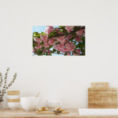 Dubbelbloeiende Cherry Tree IV Spring Poster (Keuken)