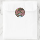 Dubbelbloeiende Cherry Tree IV Spring Ronde Sticker (Tas)