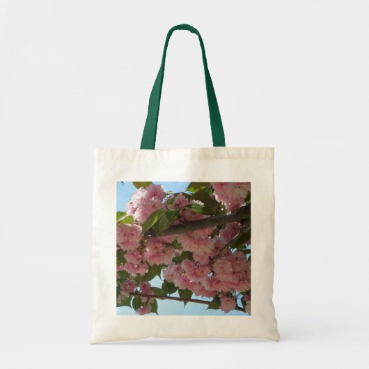 Dubbelbloeiende Cherry Tree IV Spring Tote Bag (Voorkant)