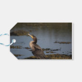 Dubbelborstaalscholver Cadeaulabel (Achterkant Horizontaal)