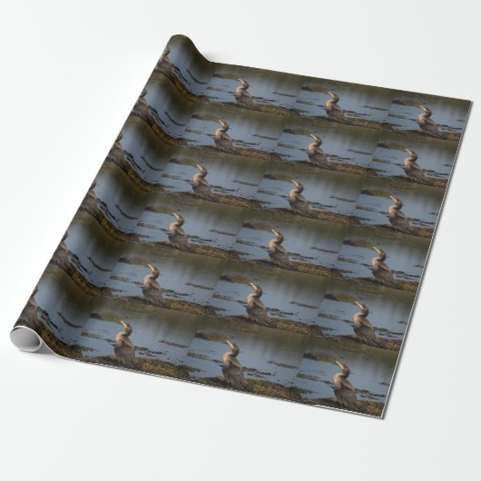 Dubbelborstaalscholver Cadeaupapier (Uitgerold)