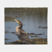 Dubbelborstaalscholver Fleece Deken (Voorkant (Horizontaal))
