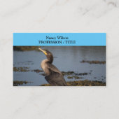 Dubbelborstaalscholver Visitekaartje (Voorkant)