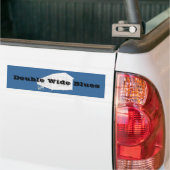 Dubbelbreed beeld bumpersticker (Op Truck)
