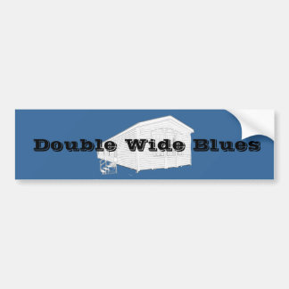 Dubbelbreed beeld bumpersticker