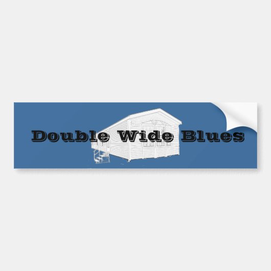 Dubbelbreed beeld bumpersticker (Voorkant)